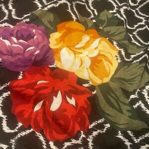 Lularoe Christy Lattice Floral Tee 2X NWOT